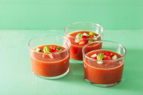 Red Pepper Gazpacho (Raw Vegan)